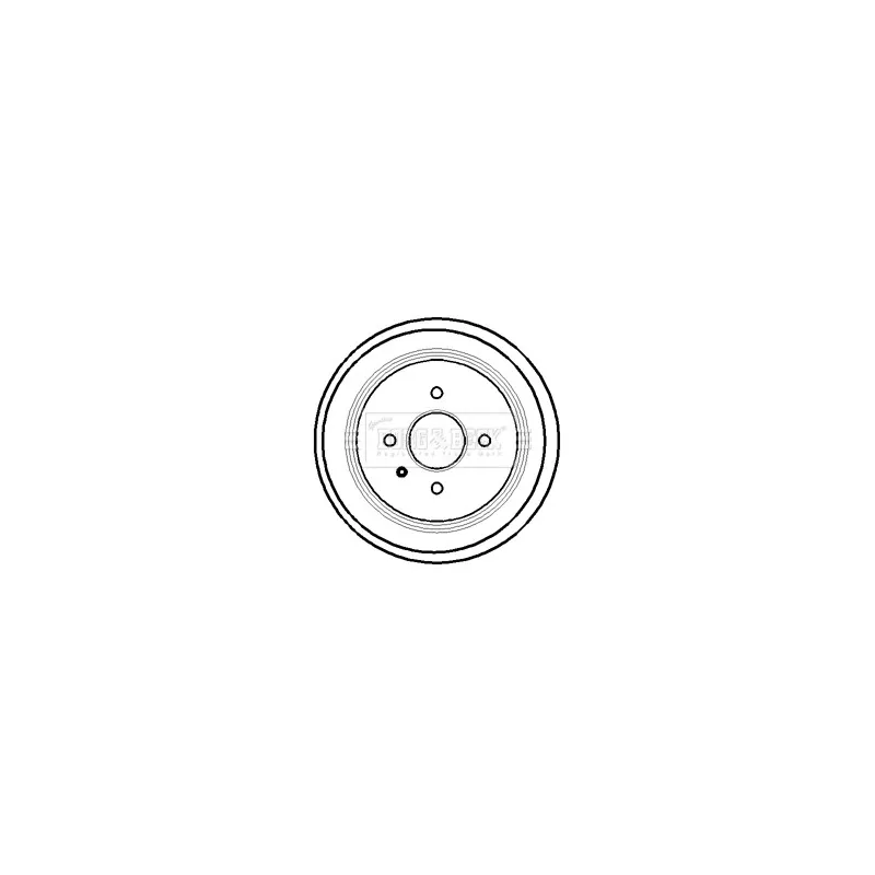 Tambour de frein BORG & BECK BBR7127