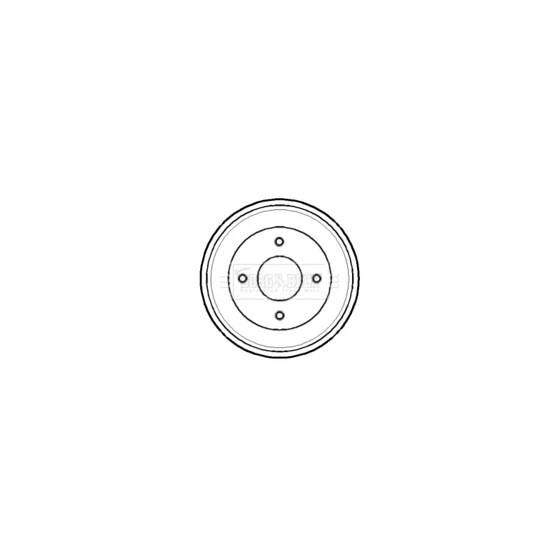 Tambour de frein BORG & BECK BBR7129