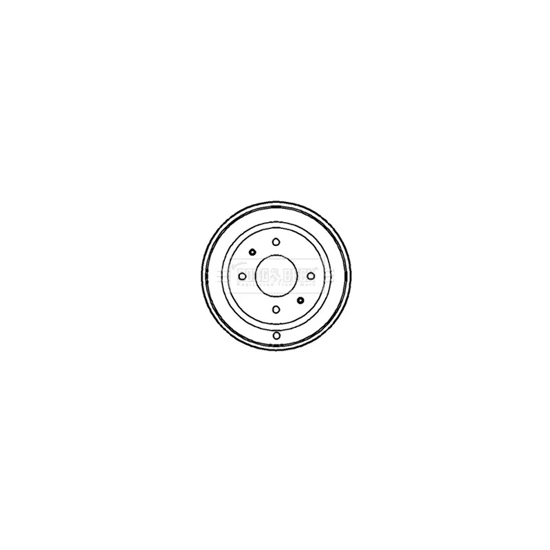 Tambour de frein BORG & BECK BBR7131