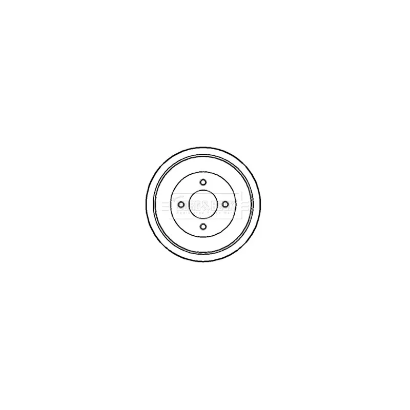 Tambour de frein BORG & BECK BBR7133