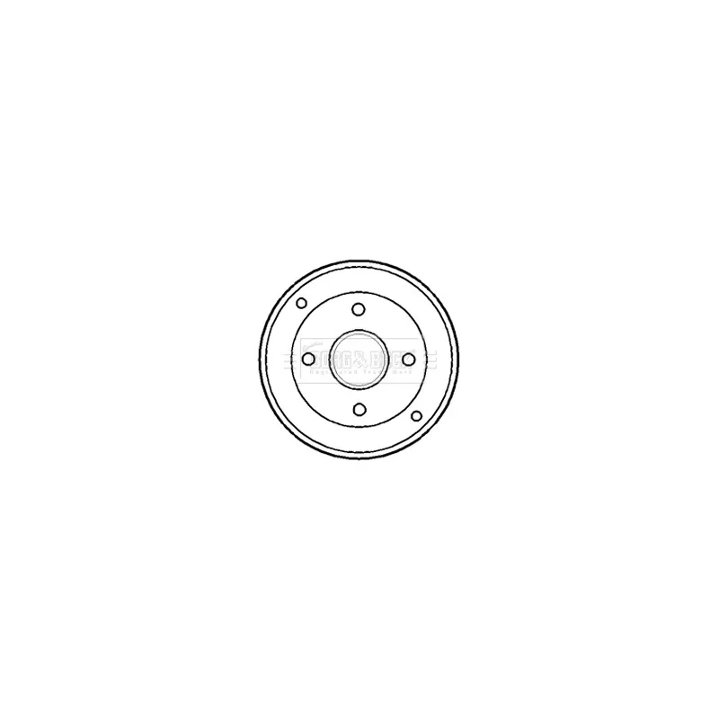 Tambour de frein BORG & BECK BBR7134