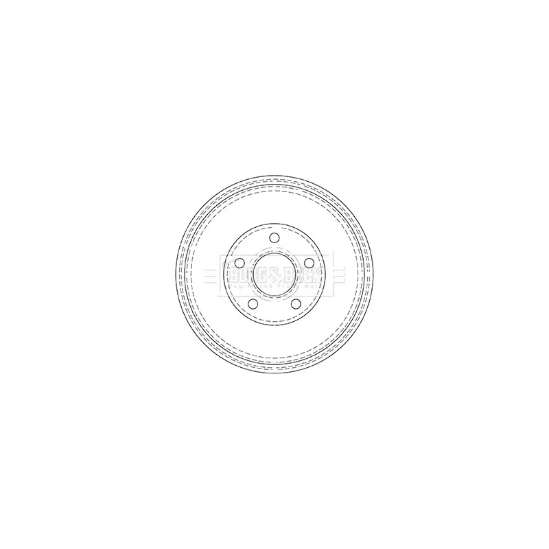 Tambour de frein BORG & BECK BBR7137