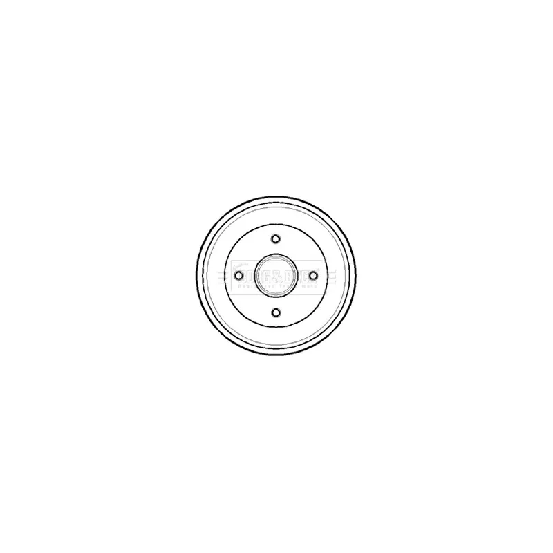 Tambour de frein BORG & BECK BBR7138