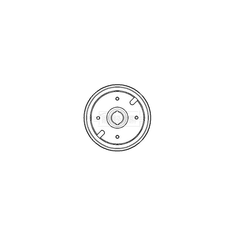 Tambour de frein BORG & BECK BBR7145