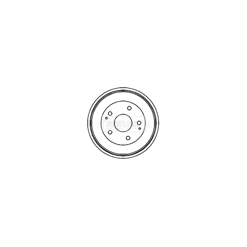 Tambour de frein BORG & BECK BBR7147