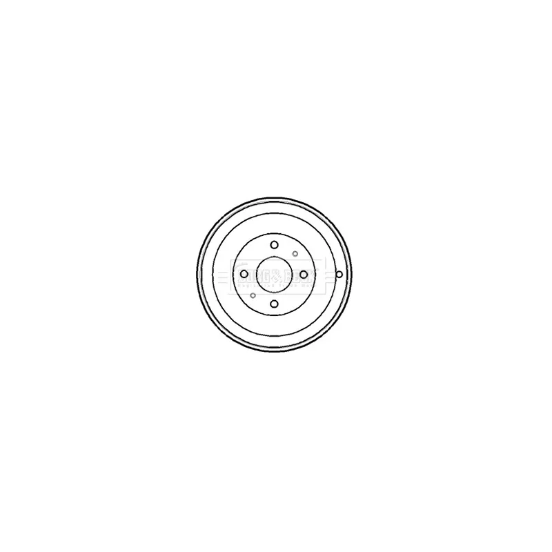 Tambour de frein BORG & BECK BBR7148