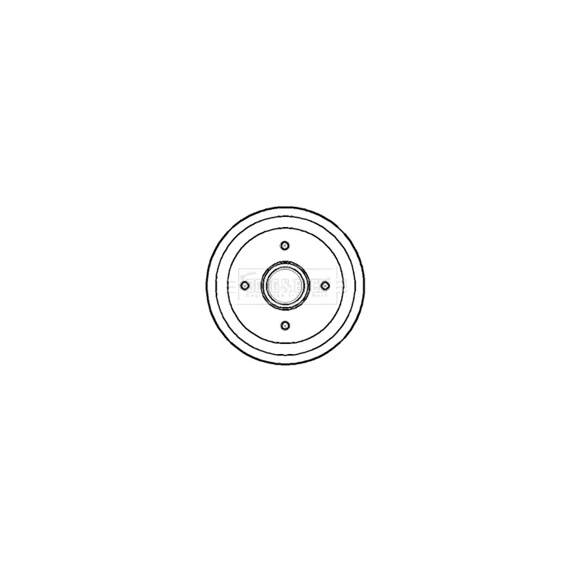 Tambour de frein BORG & BECK BBR7149