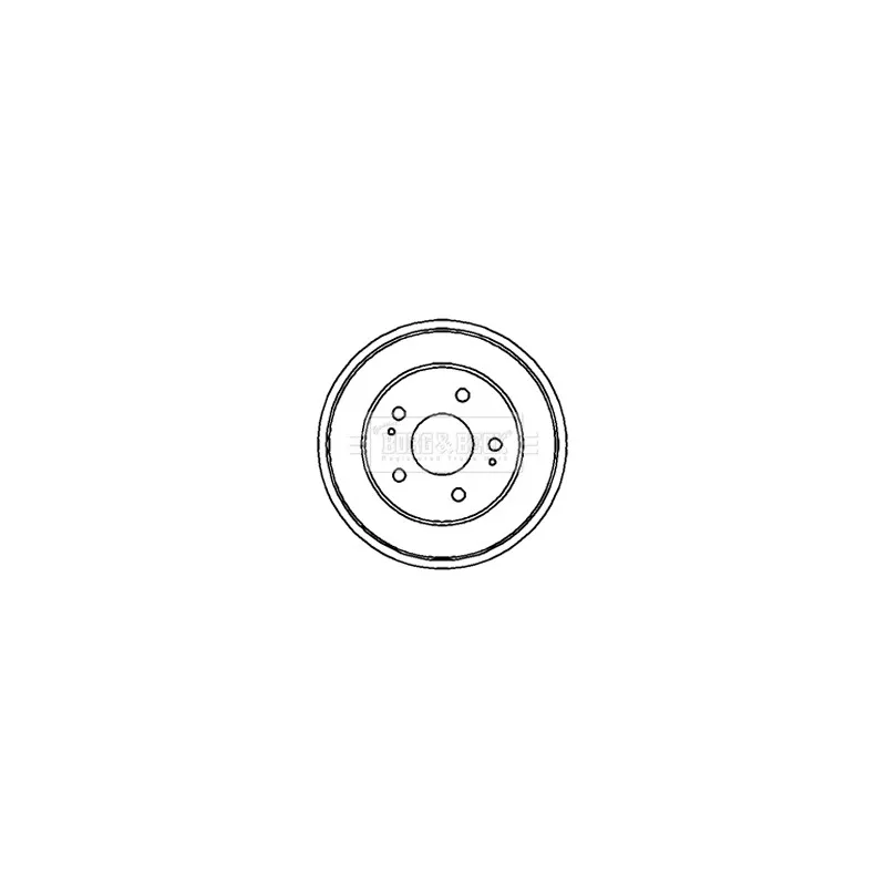Tambour de frein BORG & BECK BBR7150