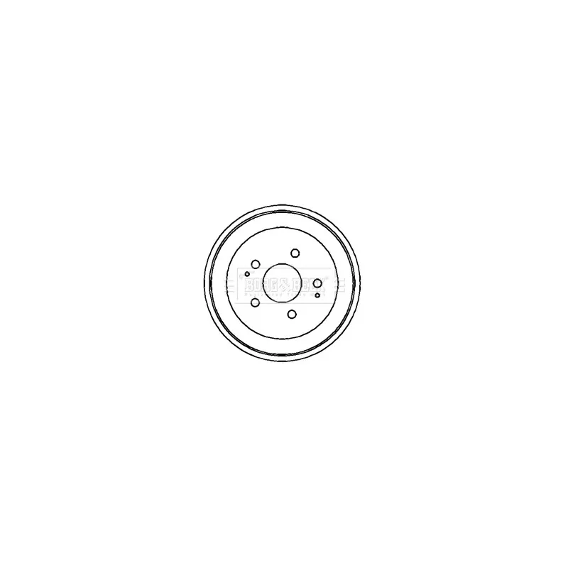 Tambour de frein BORG & BECK BBR7151
