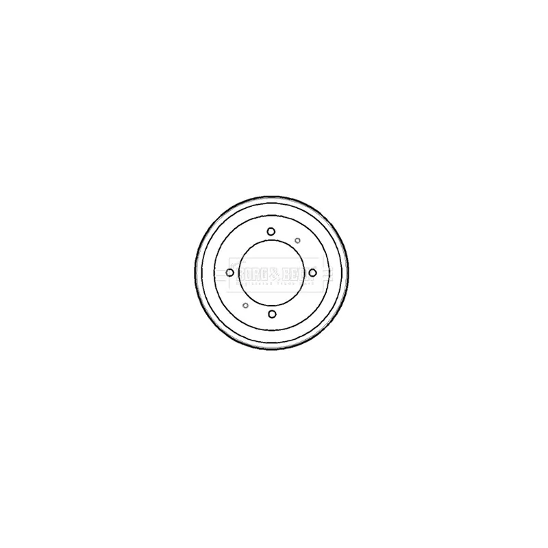 Tambour de frein BORG & BECK BBR7153