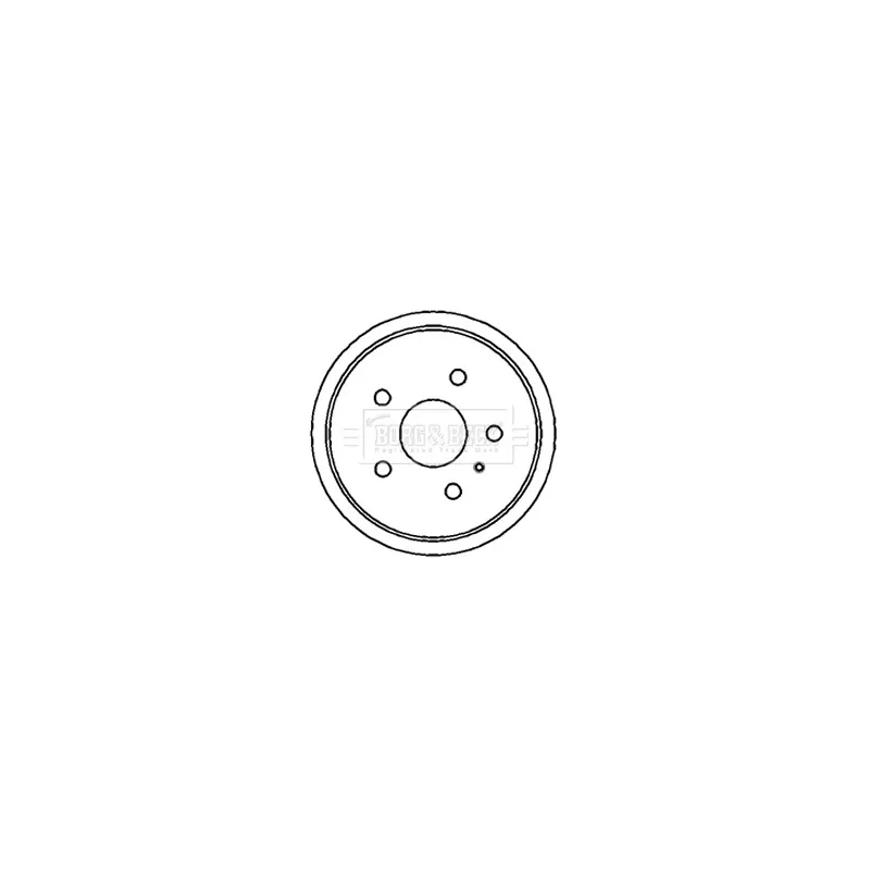 Tambour de frein BORG & BECK BBR7159