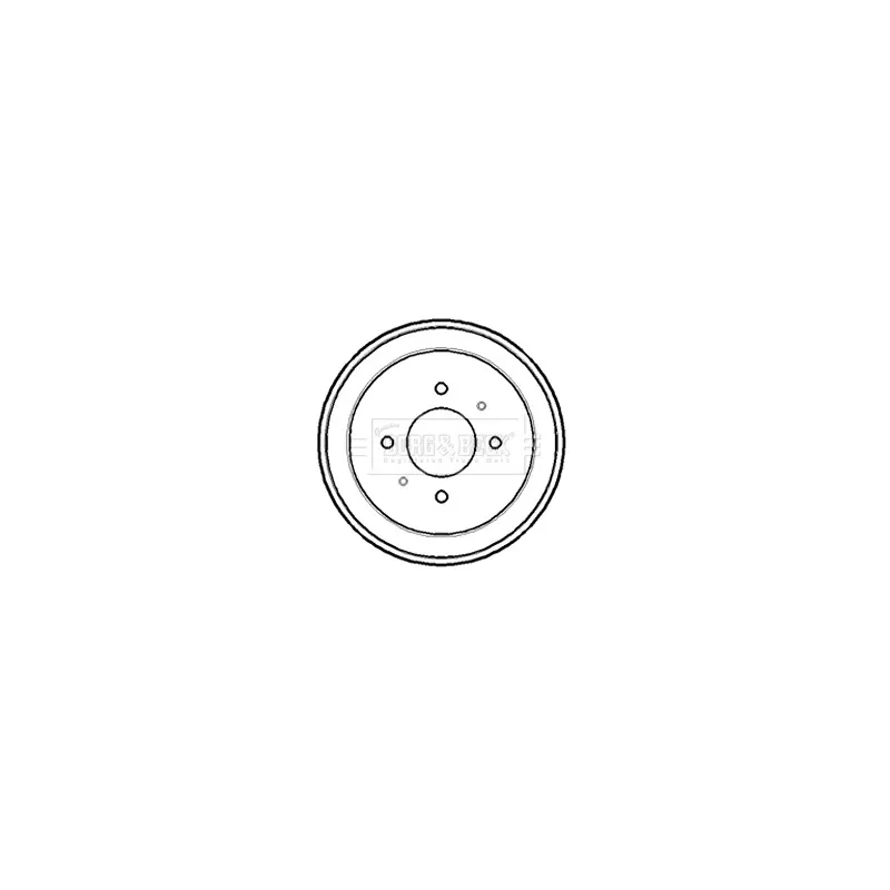 Tambour de frein BORG & BECK BBR7160