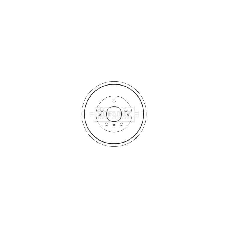 Tambour de frein BORG & BECK BBR7162