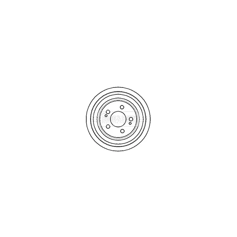 Tambour de frein BORG & BECK BBR7166