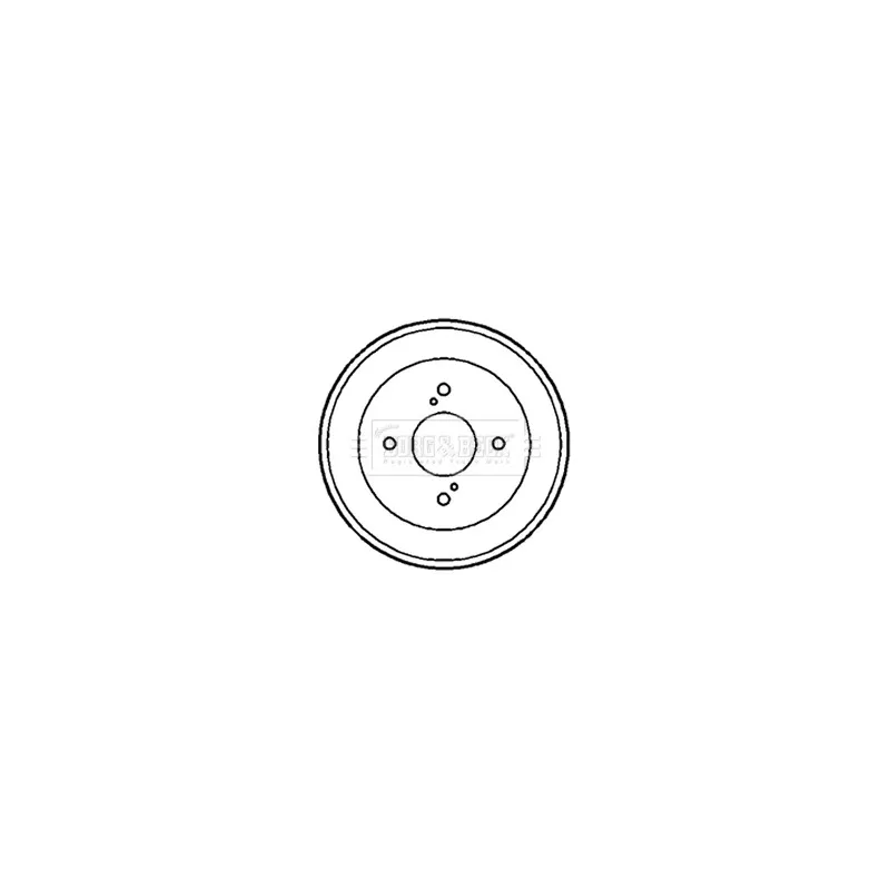 Tambour de frein BORG & BECK BBR7167