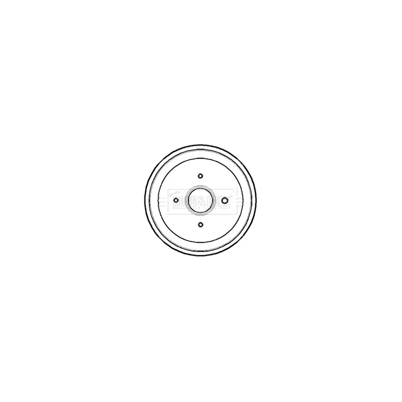Tambour de frein BORG & BECK BBR7169