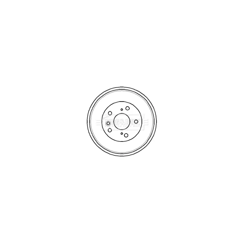 Tambour de frein BORG & BECK BBR7181