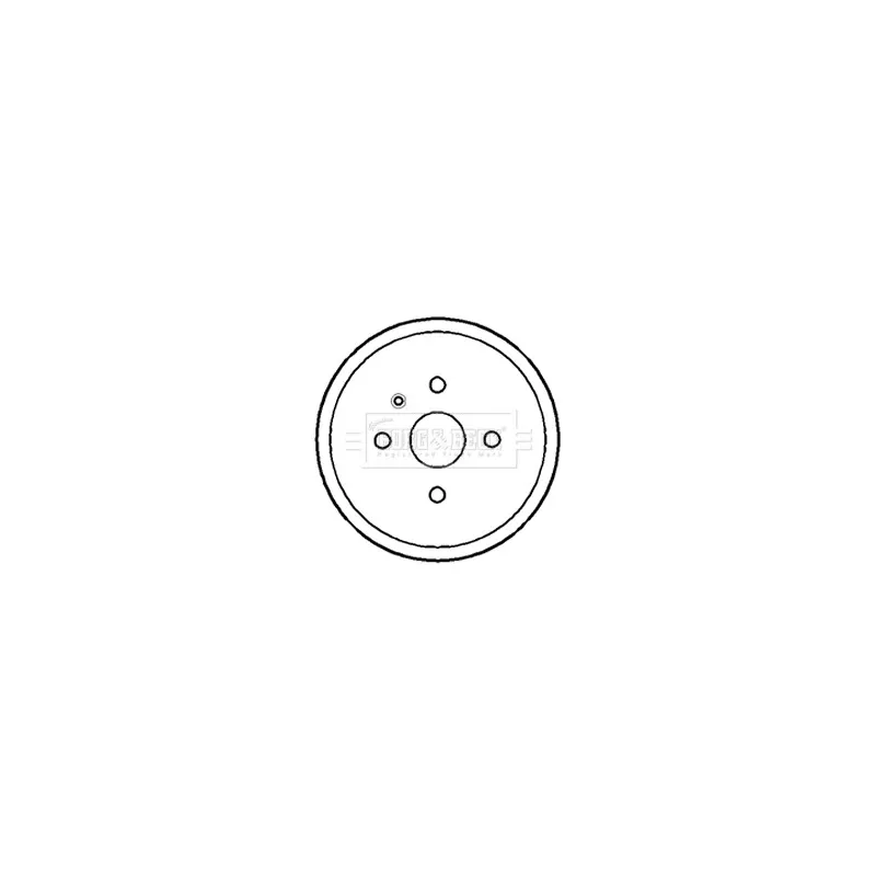 Tambour de frein BORG & BECK BBR7183