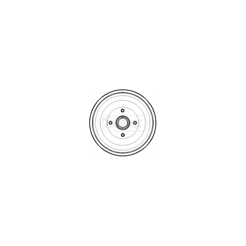 Tambour de frein BORG & BECK BBR7189
