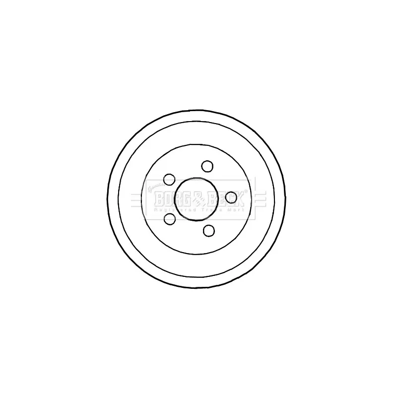 Tambour de frein BORG & BECK BBR7191