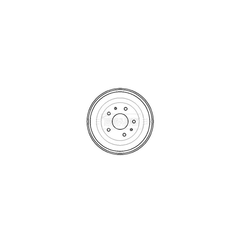 Tambour de frein BORG & BECK BBR7193