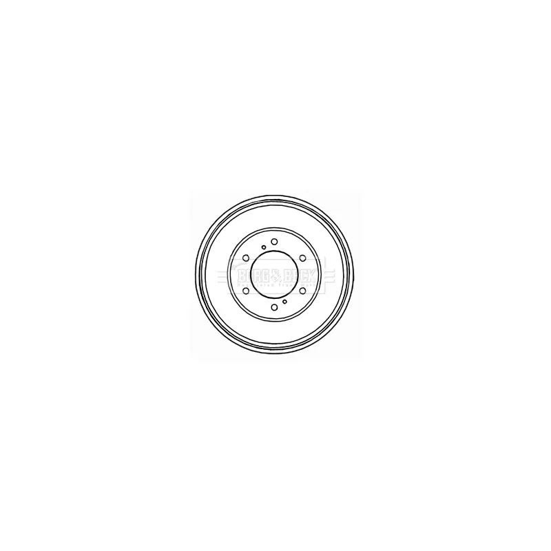 Tambour de frein BORG & BECK BBR7200