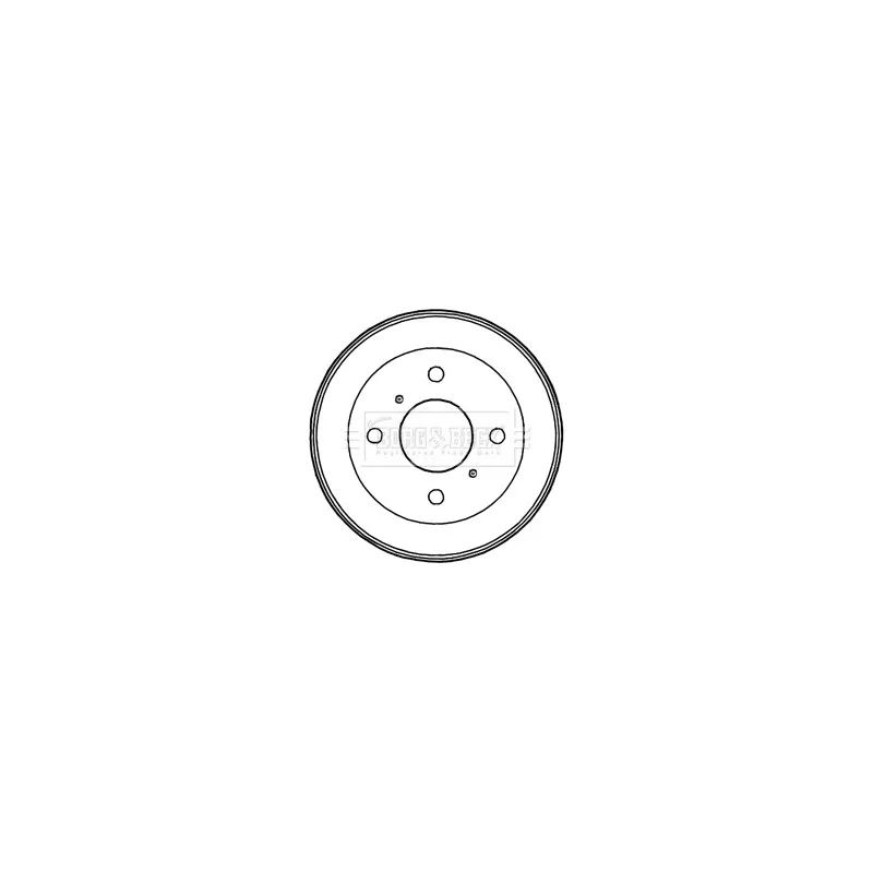 Tambour de frein BORG & BECK BBR7202