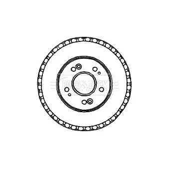 Tambour de frein BORG & BECK BBR7204