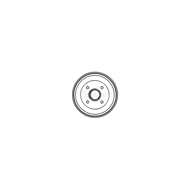 Tambour de frein BORG & BECK BBR7205