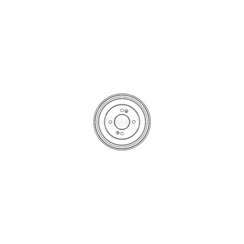 Tambour de frein BORG & BECK BBR7207