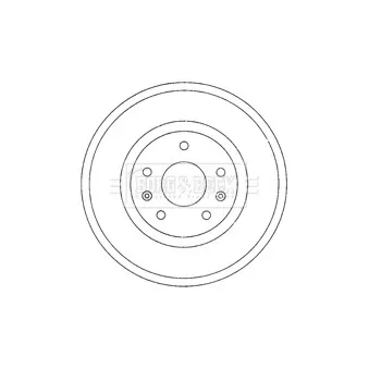 Tambour de frein BORG & BECK BBR7211