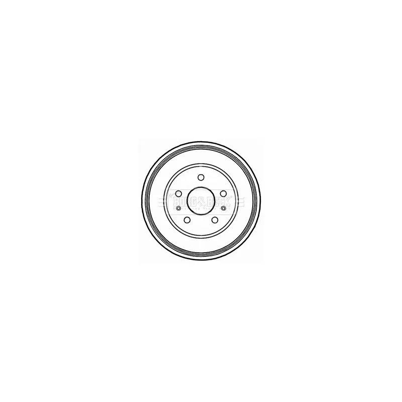 Tambour de frein BORG & BECK BBR7212