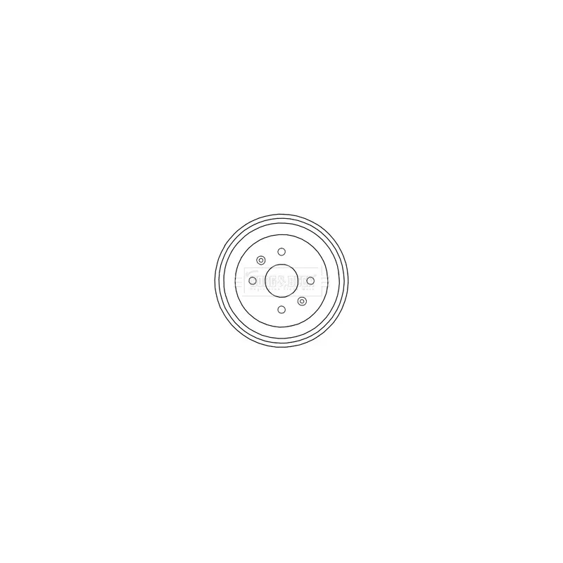 Tambour de frein BORG & BECK BBR7213