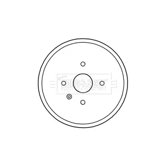 Tambour de frein BORG & BECK BBR7214