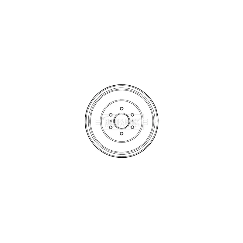 Tambour de frein BORG & BECK BBR7221