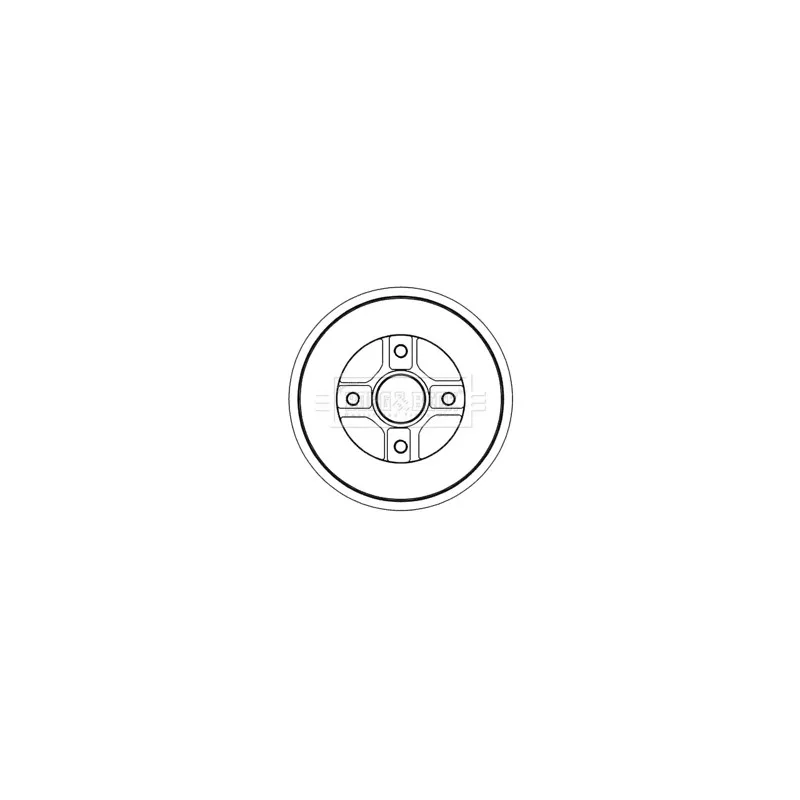 Tambour de frein BORG & BECK BBR7225