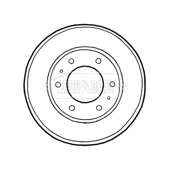 Tambour de frein BORG & BECK BBR7226