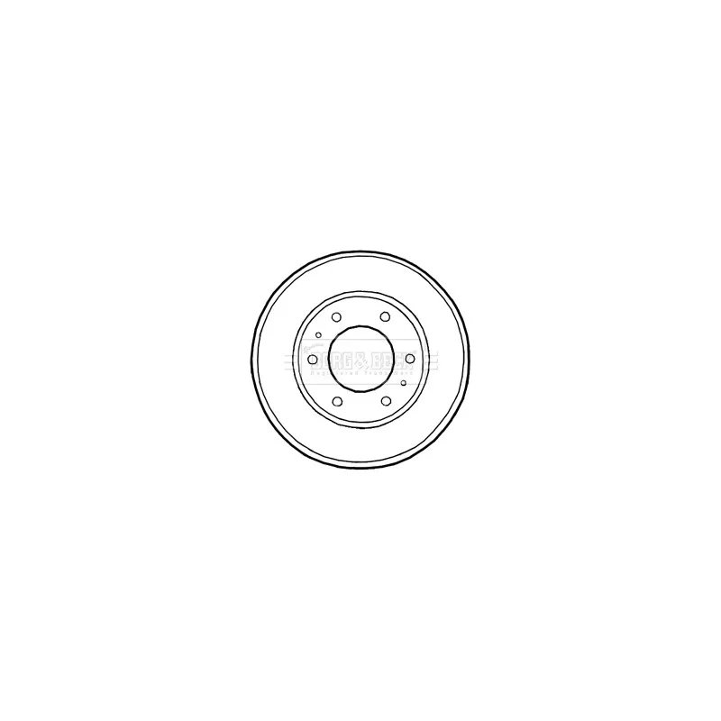 Tambour de frein BORG & BECK BBR7226