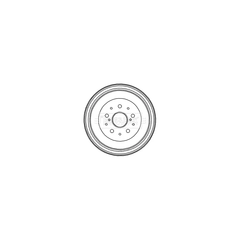 Tambour de frein BORG & BECK BBR7227