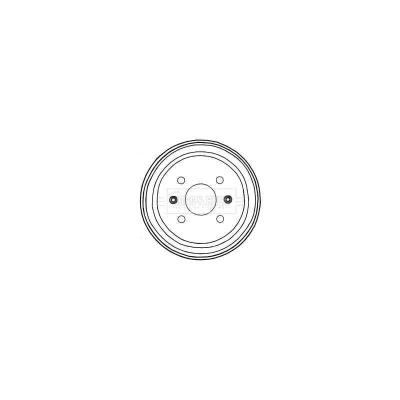 Tambour de frein BORG & BECK BBR7228