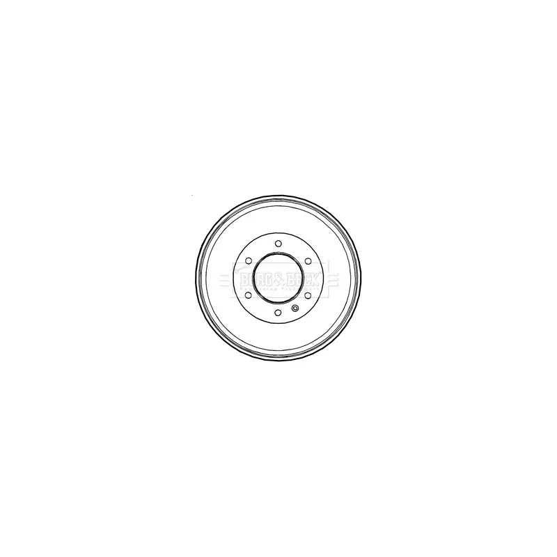 Tambour de frein BORG & BECK BBR7229