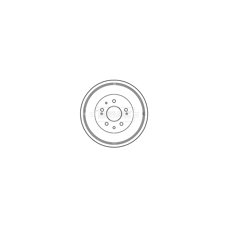 Tambour de frein BORG & BECK BBR7233