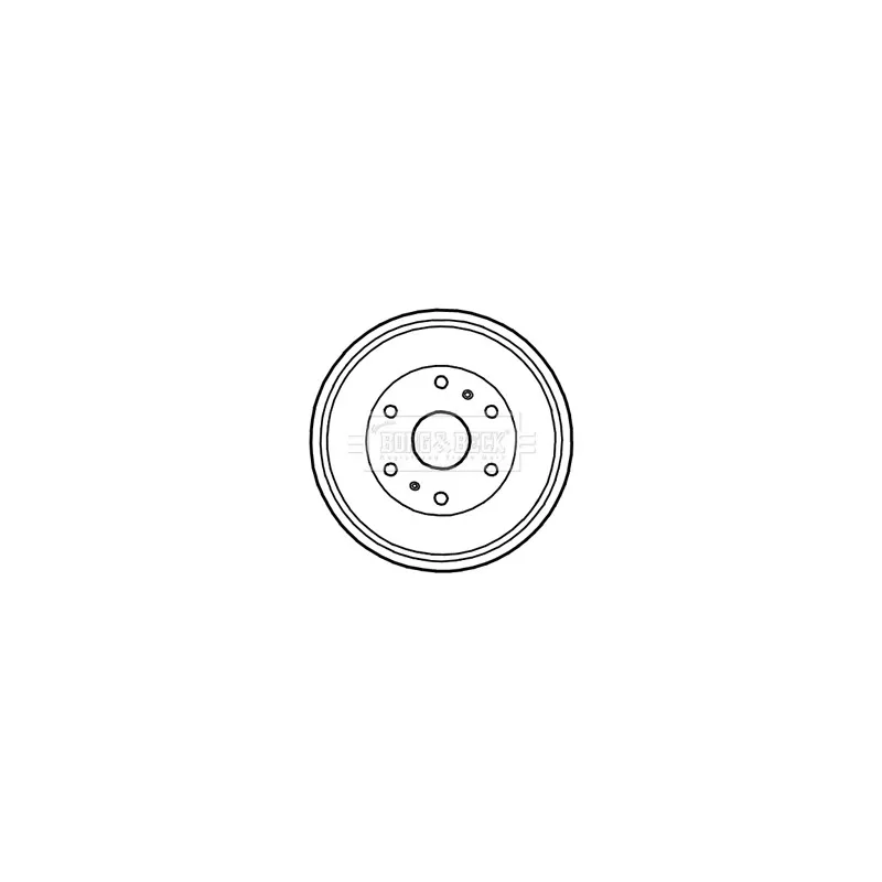 Tambour de frein BORG & BECK BBR7234