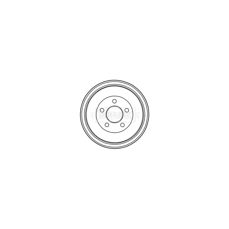 Tambour de frein BORG & BECK BBR7236