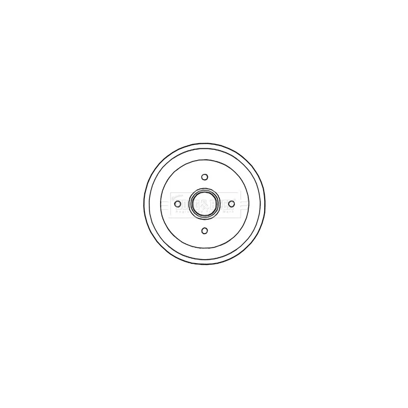 Tambour de frein BORG & BECK BBR7238