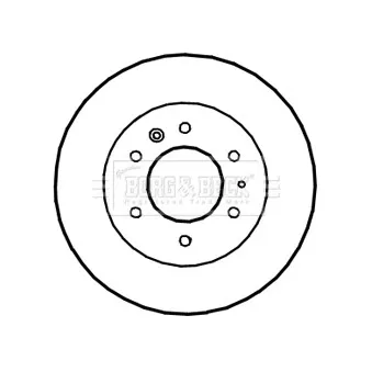 Tambour de frein BORG & BECK BBR7239