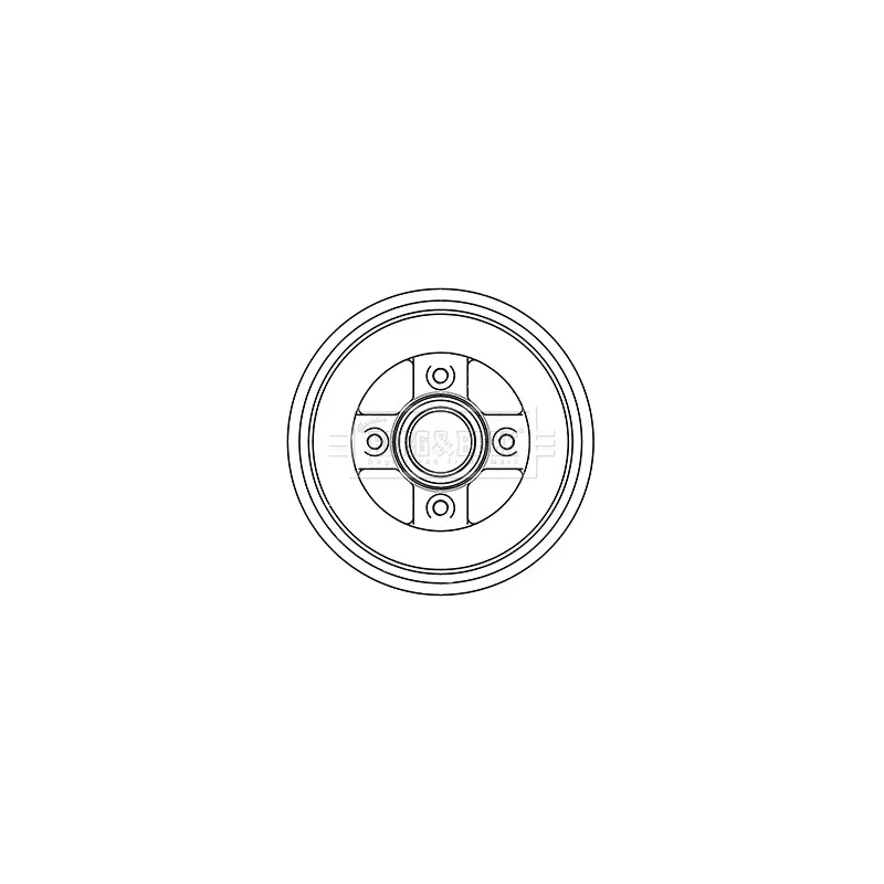 Tambour de frein BORG & BECK BBR7242