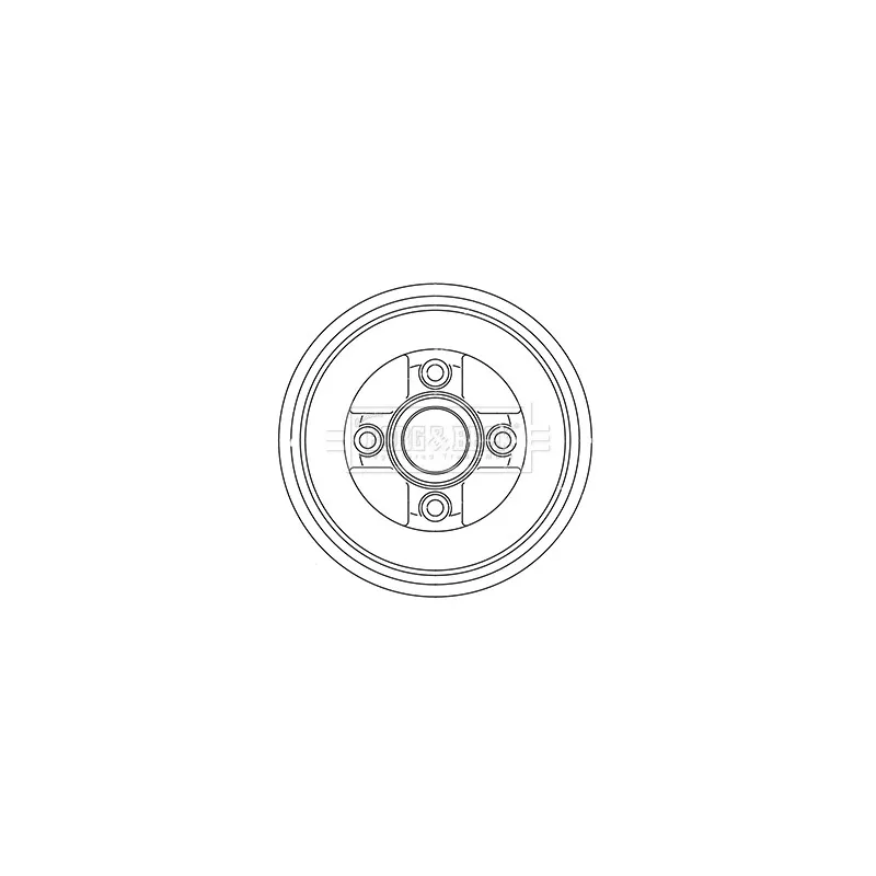Tambour de frein BORG & BECK BBR7243