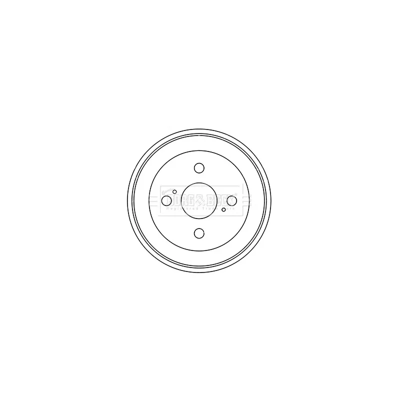 Tambour de frein BORG & BECK BBR7246