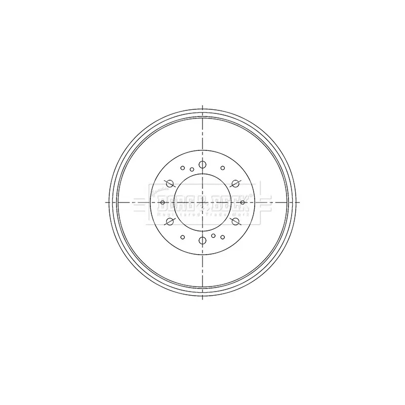 Tambour de frein BORG & BECK BBR7251